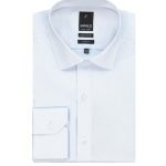 חולצת Impress C10 לבנה 100% כותנה בגזרה רגילה עם שרוול ארוך וגיהוץ קל